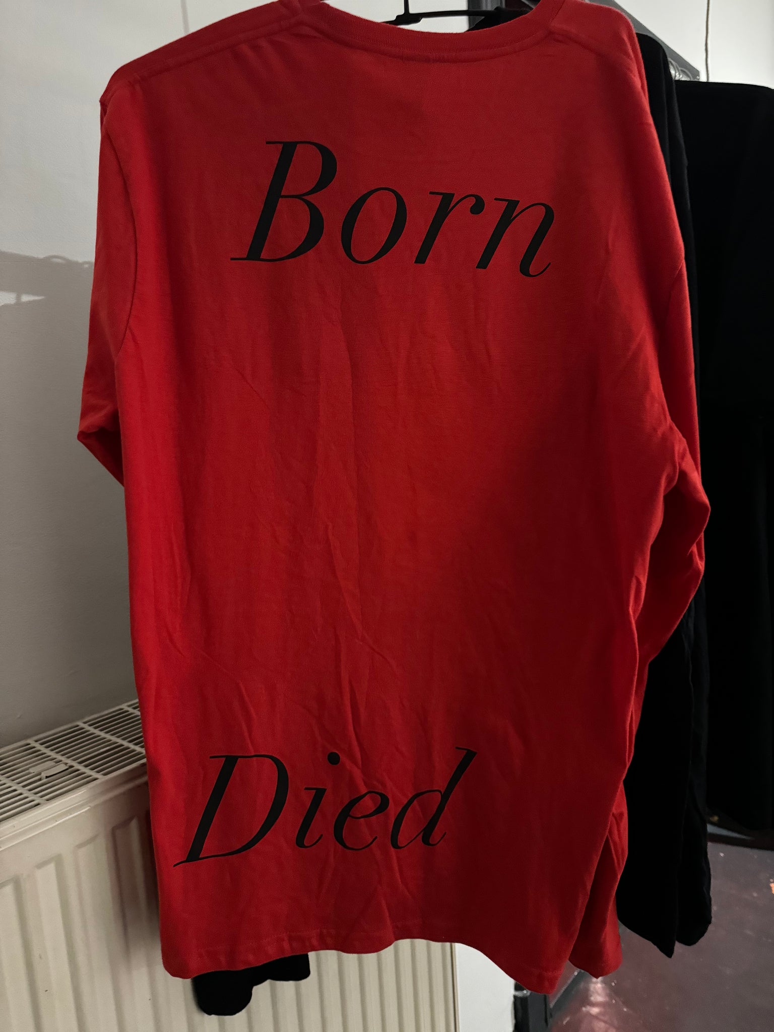 Richie Culver - Born / Died red longsleeve